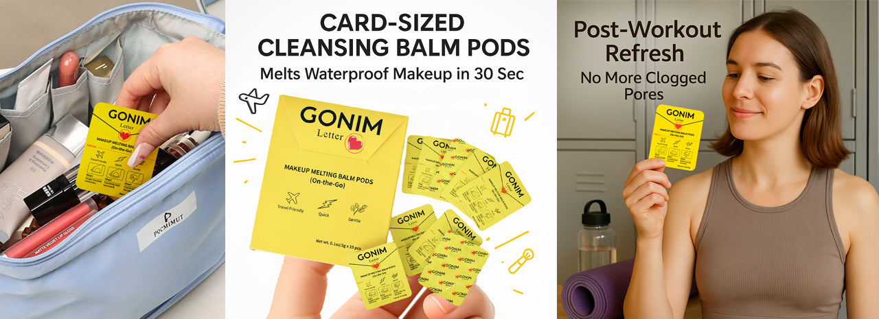 Your Pocket-Sized Skincare Revolution - GONIM Makeup Melting Balm Pods
