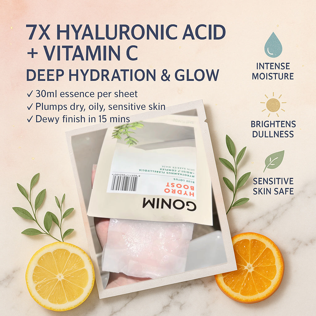 GONIM Hydro Boost Skin Barrier Masks from Korea Original 20pcs (Ship from LA)