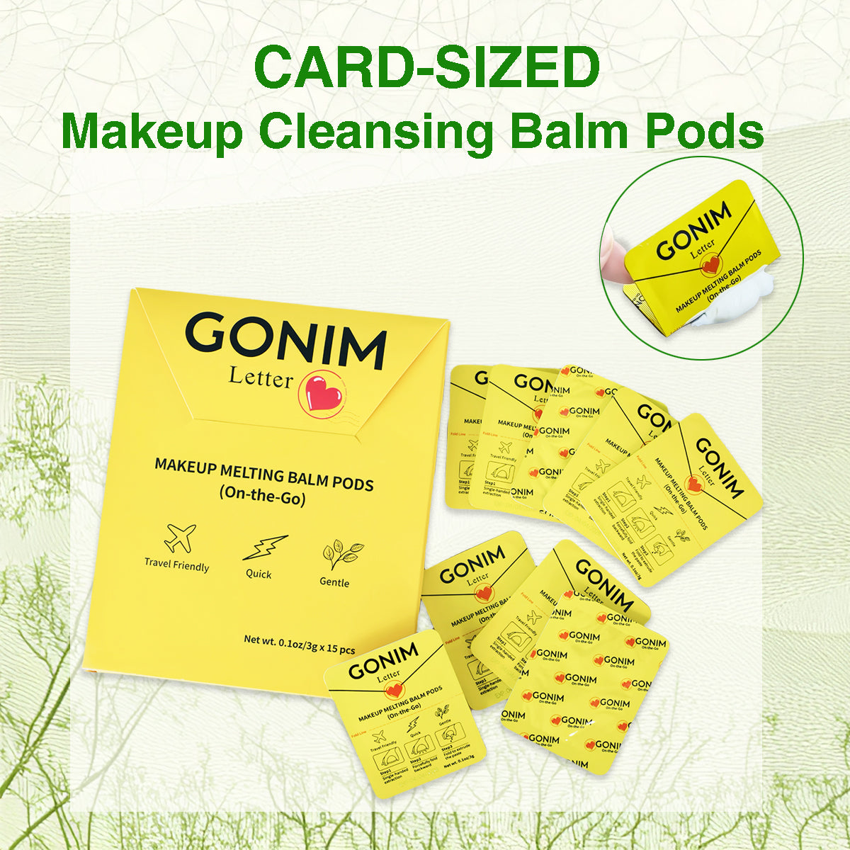 GONIM Makeup Melting Balm Pods (15pcs) Ship from LA