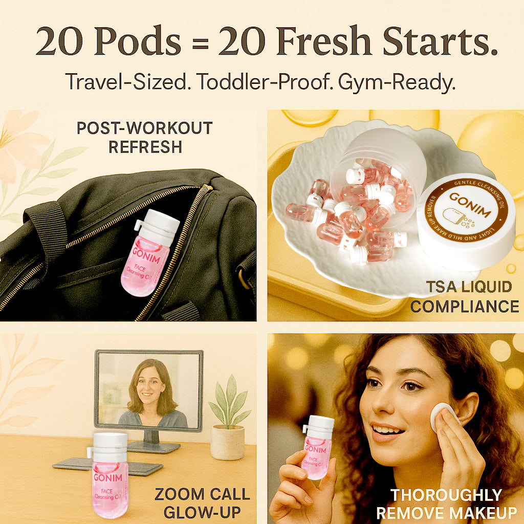 GONIM Single-use Face Cleansing Oil Capsules (20ea) Ship from LA