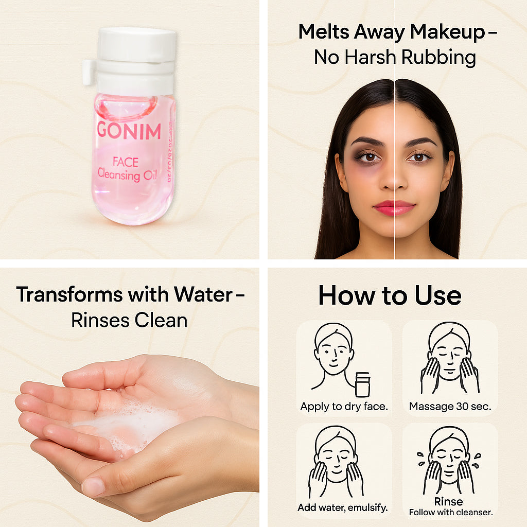 GONIM Single-use Face Cleansing Oil Capsules (20ea) Ship from LA
